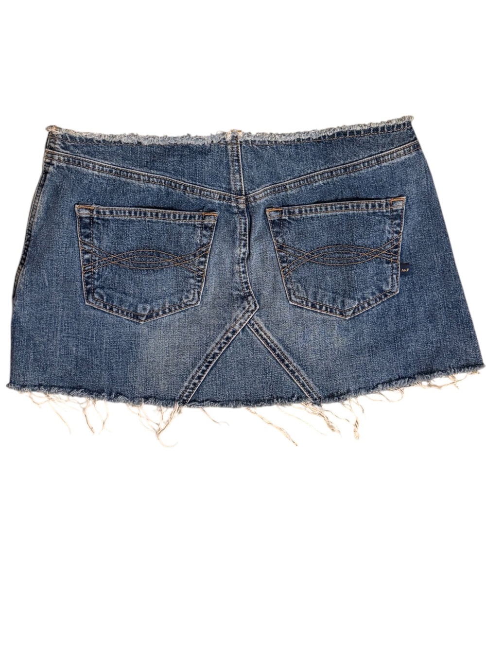 “NWOT” ABERCROMBIE VINTAGE Denim Mini Skirt AmericanVTG Blue Jeans Skirt ⭐️